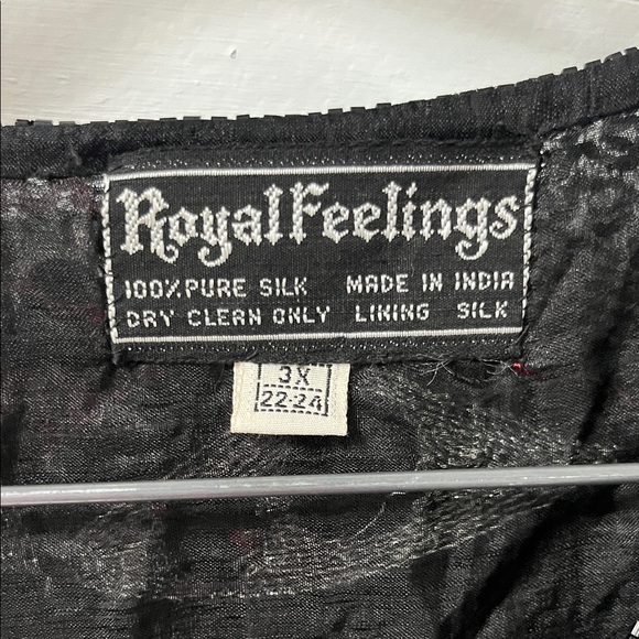 Vintage 100% Silk Beaded Blouse - Picture 2 of 9